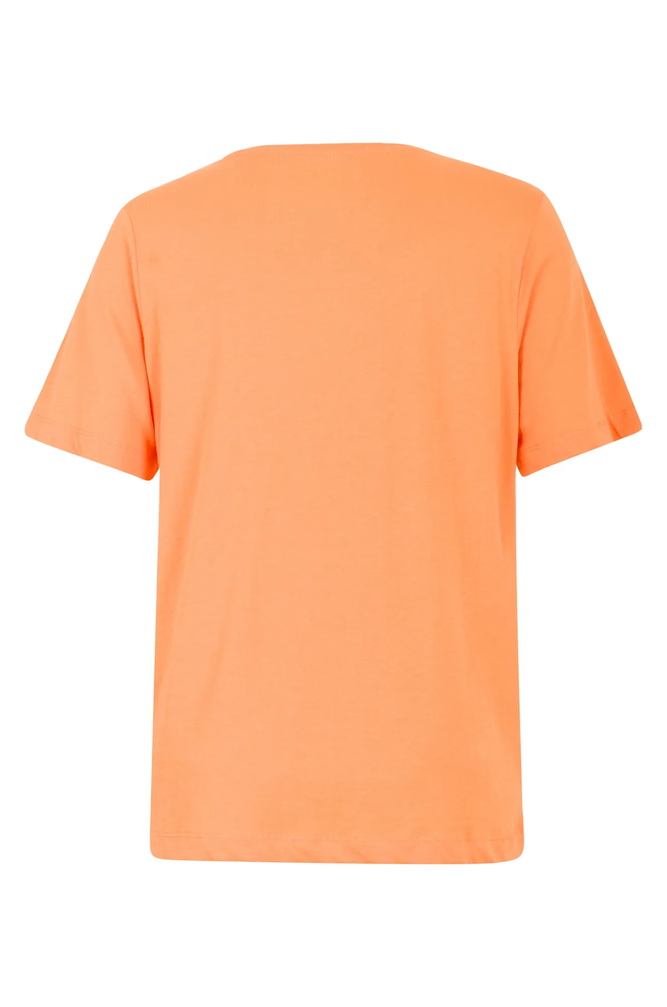 100% Cotton Round neck T-Shirt | TANGERINE | 6001AR