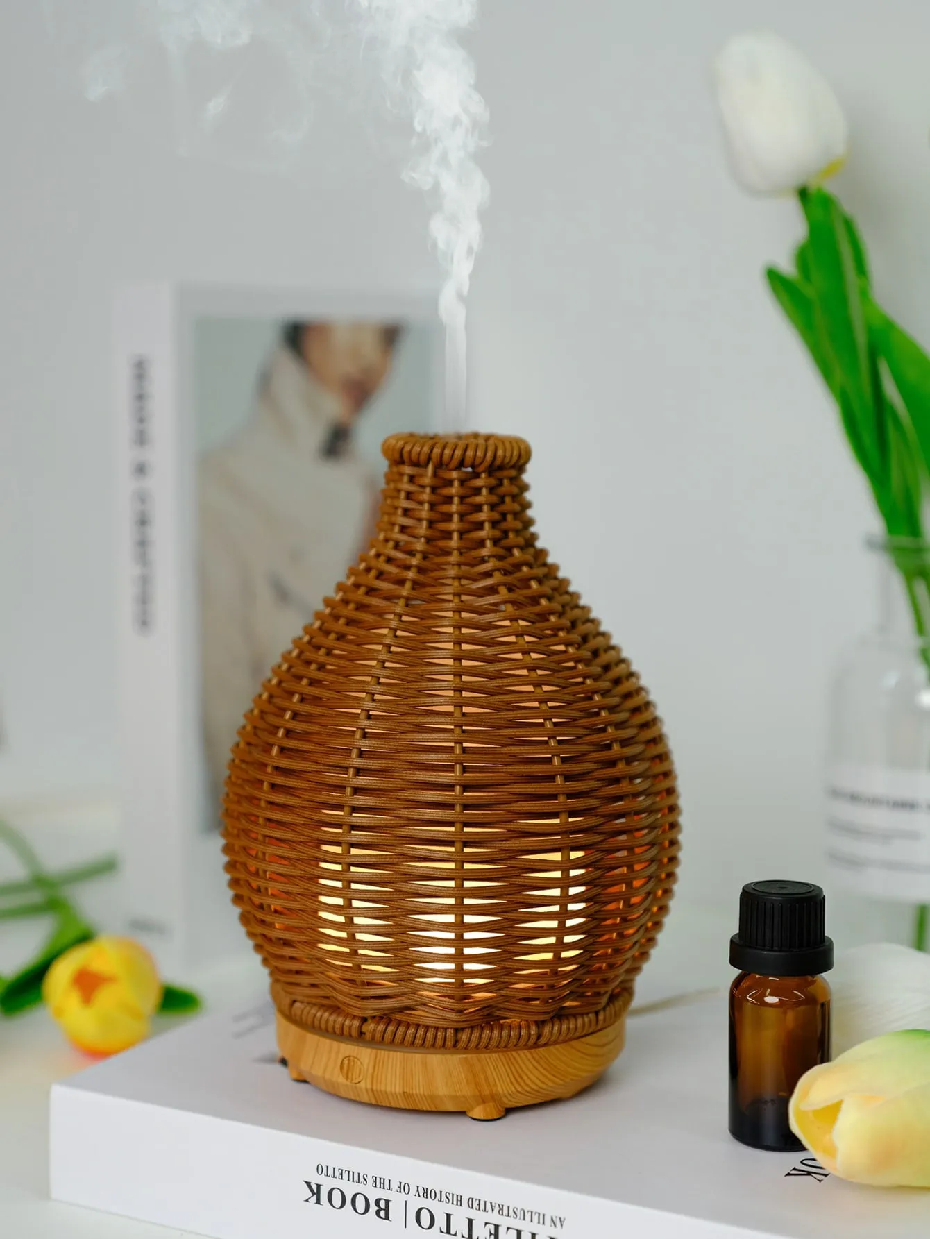 1pc Braided Design USB Essential Oil Diffuser