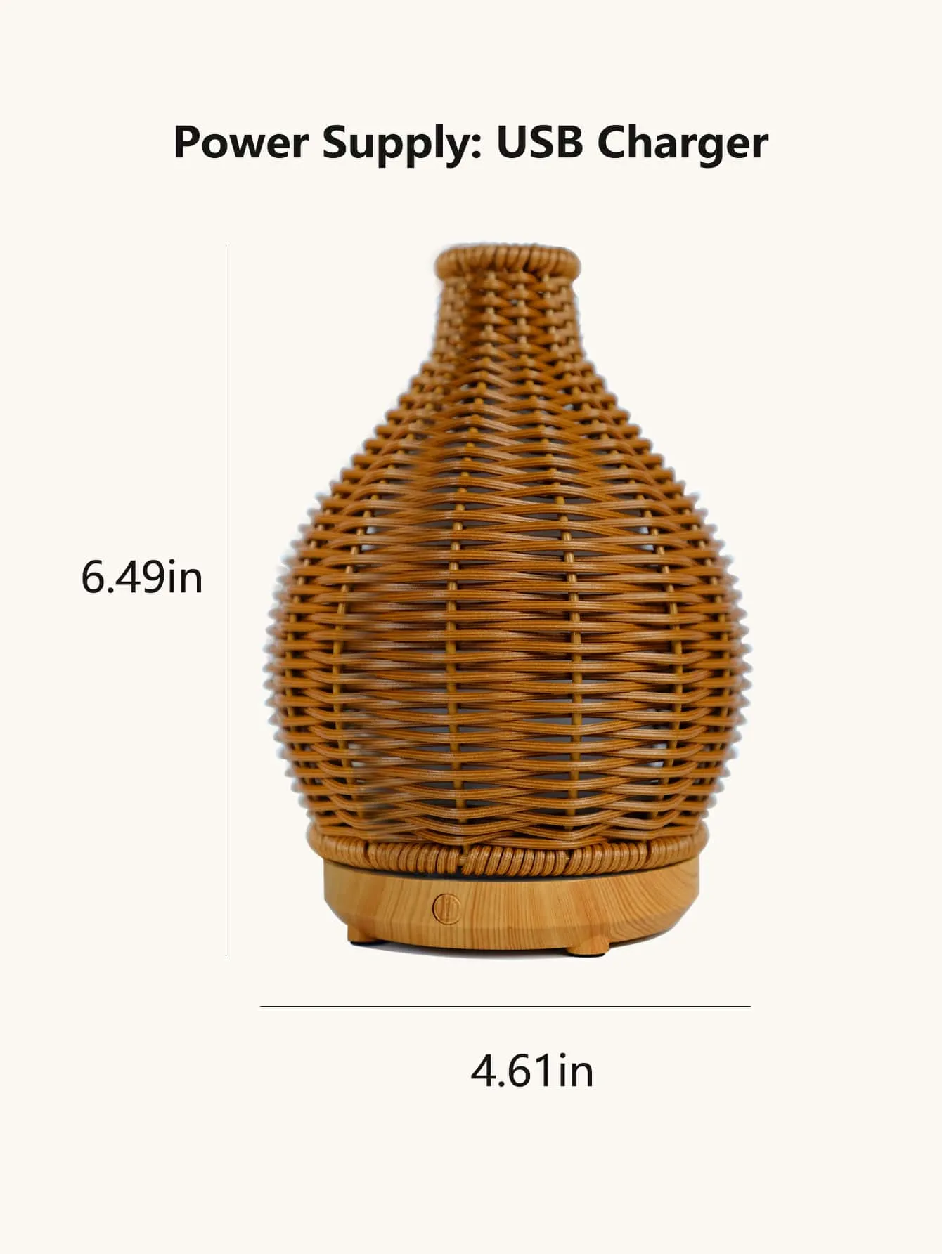 1pc Braided Design USB Essential Oil Diffuser