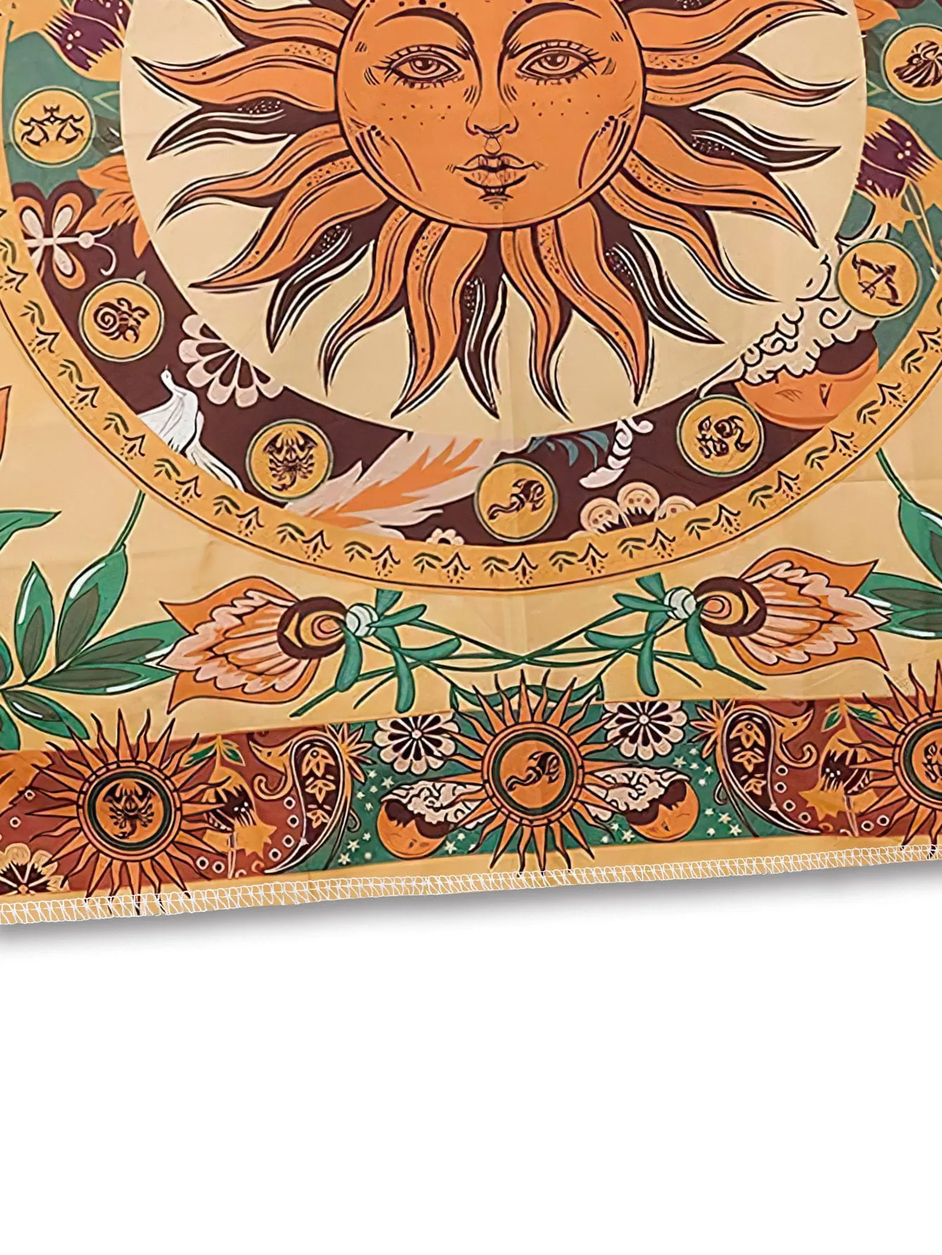 1pc Flower & Sun Pattern Tapestry