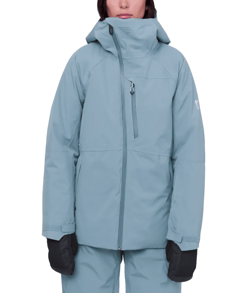 686 Women's Hydra Insulated Snowboard Jacket Steel Blue 2024