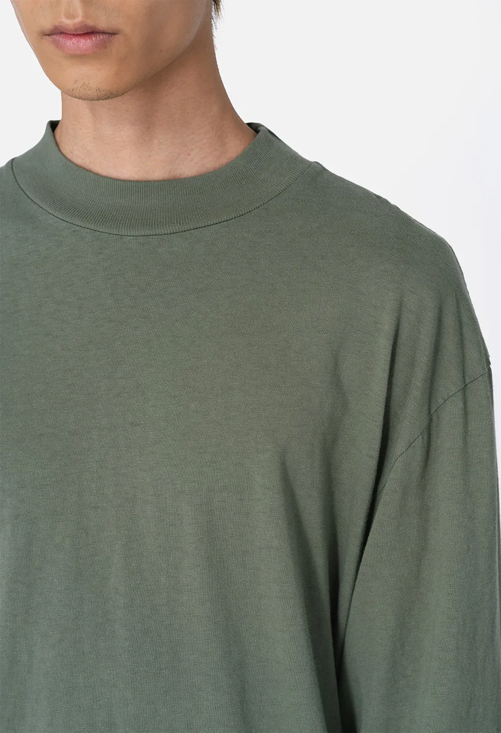 900 Ls Mock Tee / Soldier Green