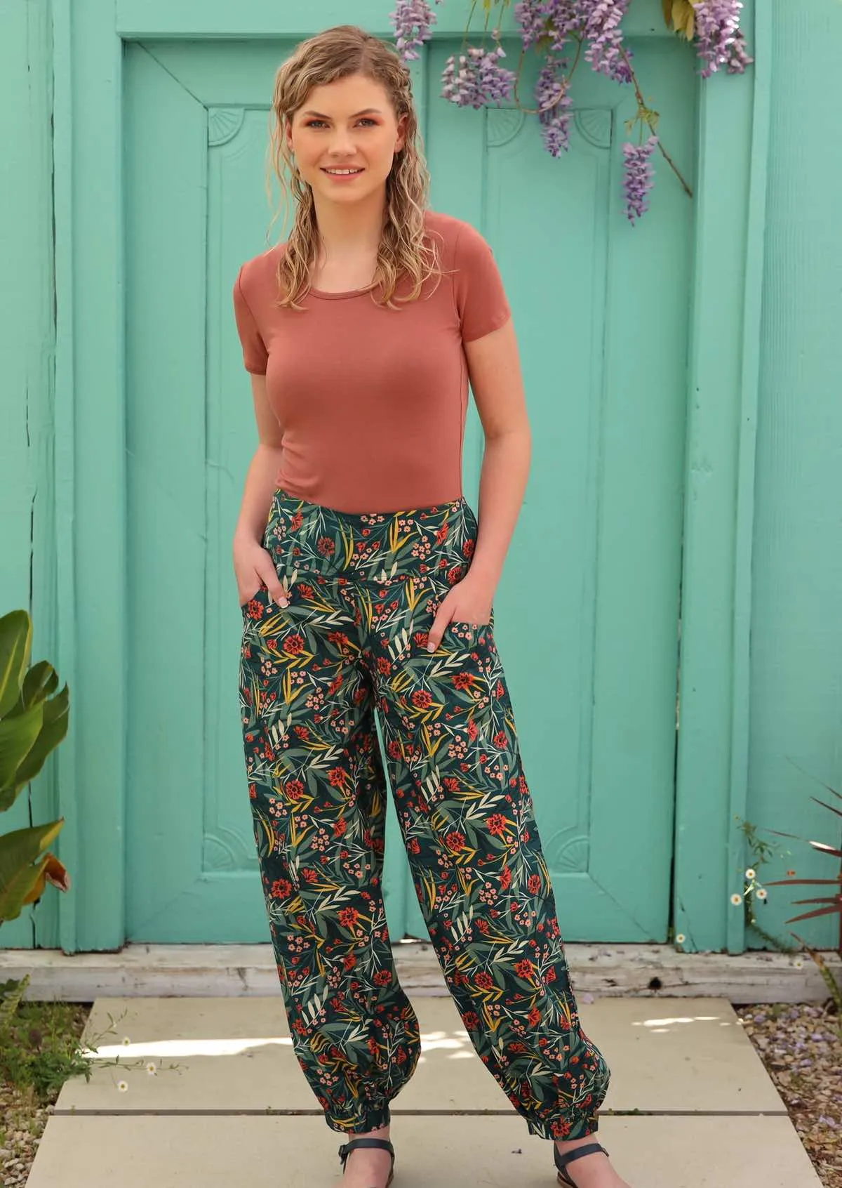 Acapulco Pants Forest Flower