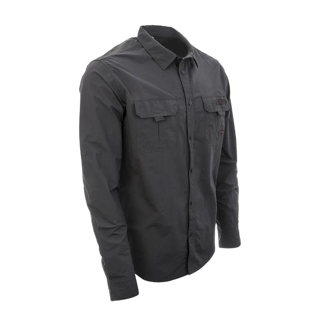 Action Long Sleeve Shirt Charcoal - SM4101CR