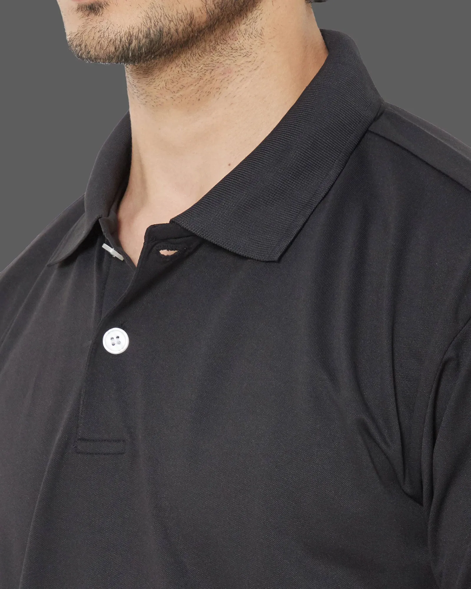 Active Polo : Jet Black