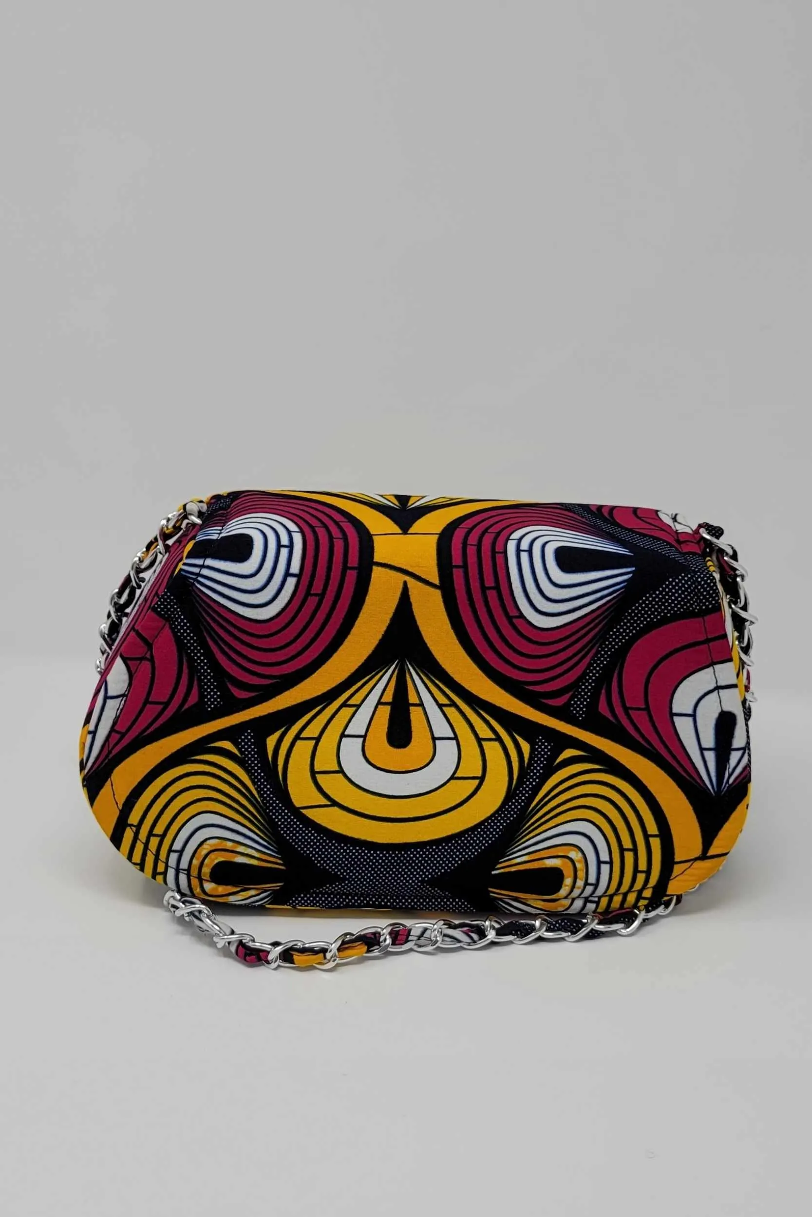 AKIEVA African Print Midsize Bag