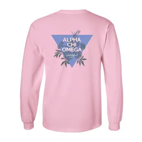 Alpha Chi Omega // Long Sleeve Flower