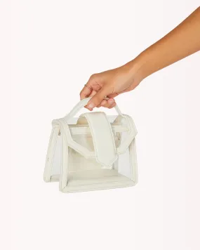 ARI CROSS BODY BAG - CLEAR-WHITE