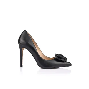 Ashley Pump Black Leather