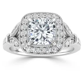 Audrey - 18ct White Gold - Cushion