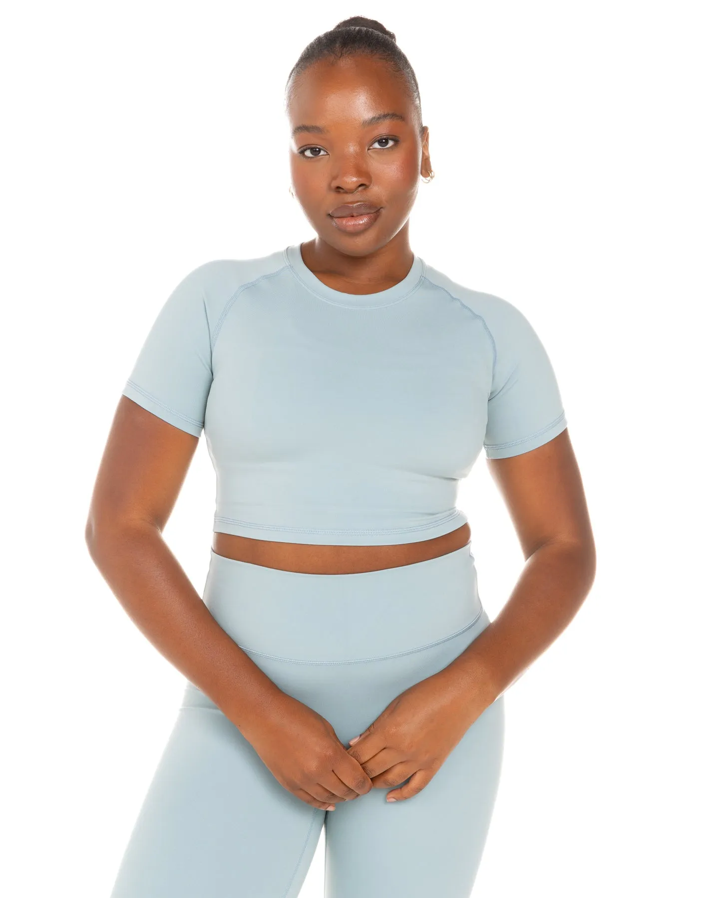 Aura Crop Tee - Sea Foam