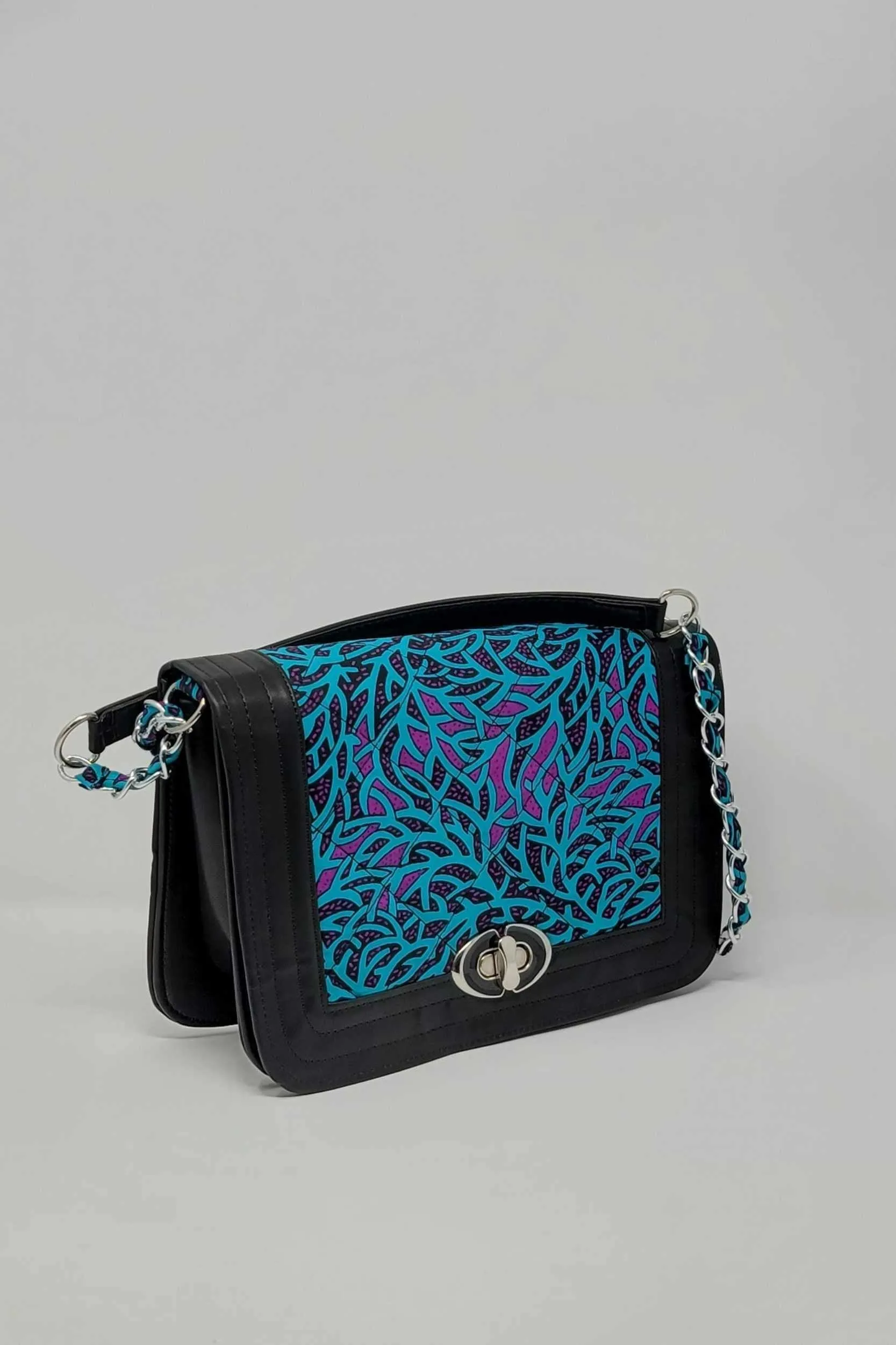 AURELLE African Print Midsize Bag