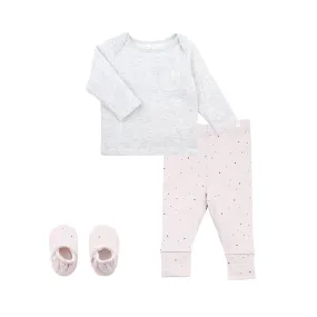 Baby Booties & Pajama Set