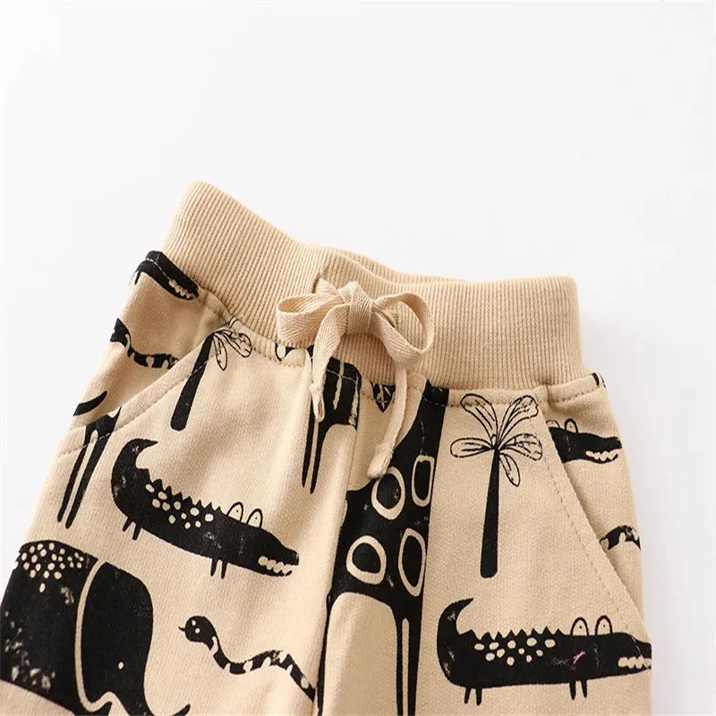 Baby Boy Animal 2-7T All-Season Drawstring Pants