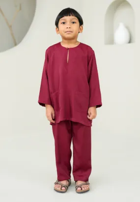 Baju Melayu Boy (Maroon)