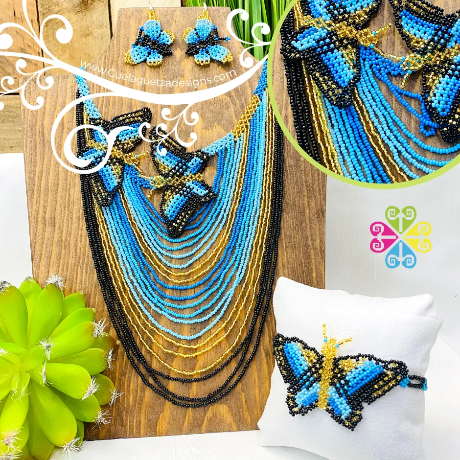 Beaded Butterfly Set