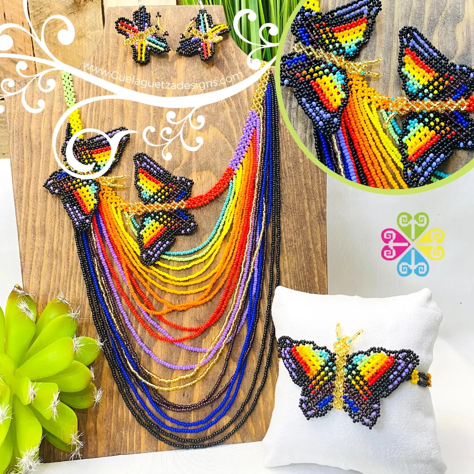 Beaded Butterfly Set