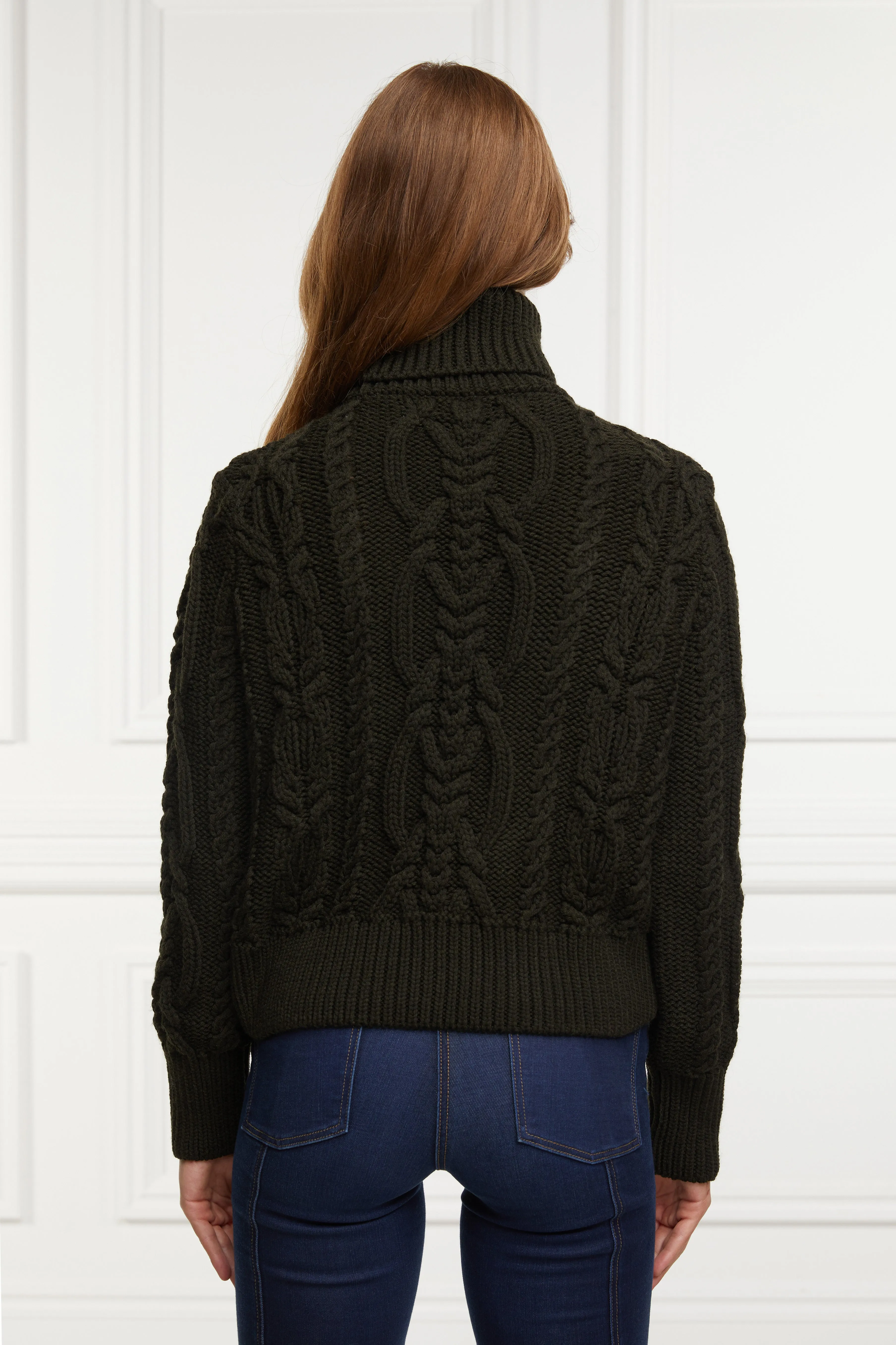 Belgravia Cable Knit (Fern Green)