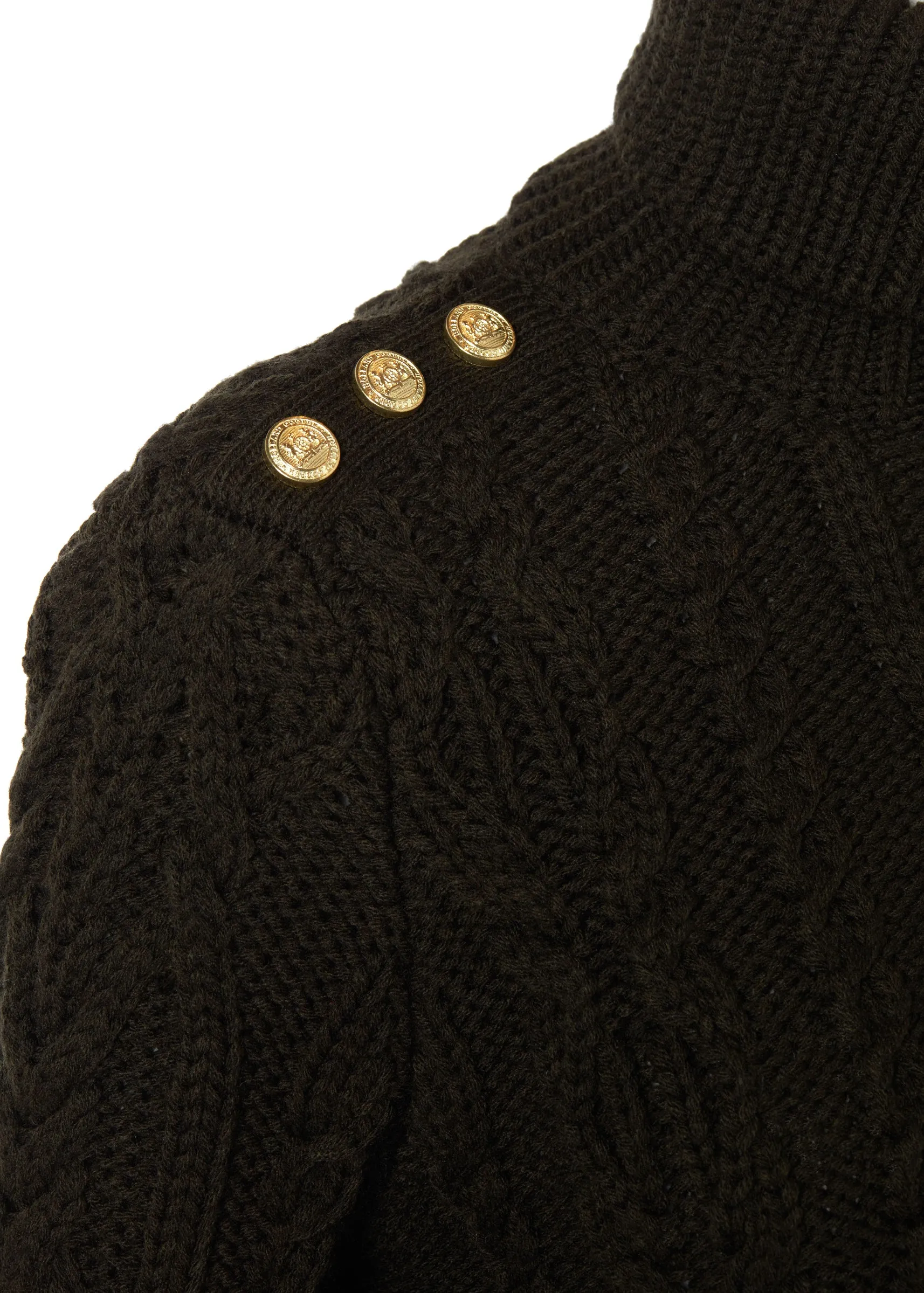 Belgravia Cable Knit (Fern Green)