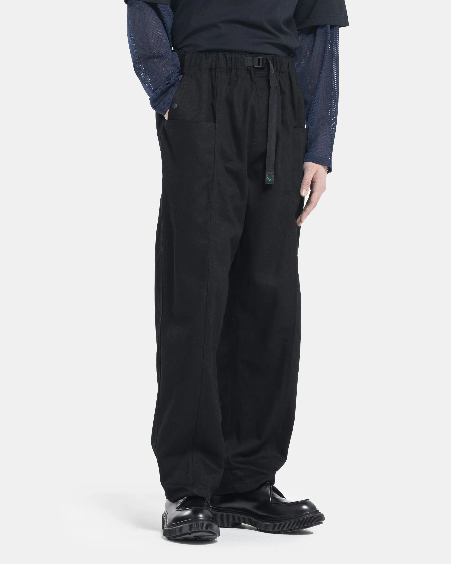 Belted CS Pant in Black