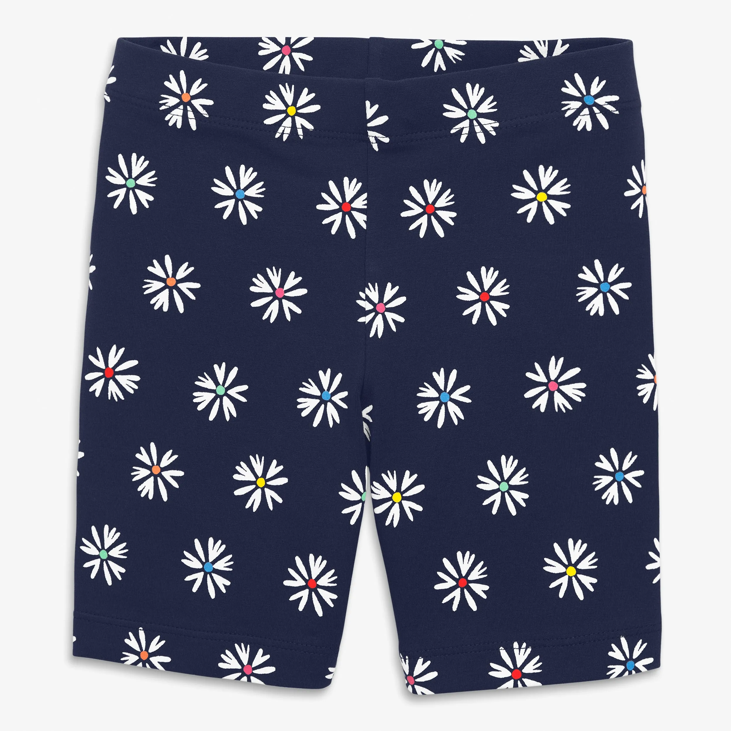 Bike short in rainbow blooms