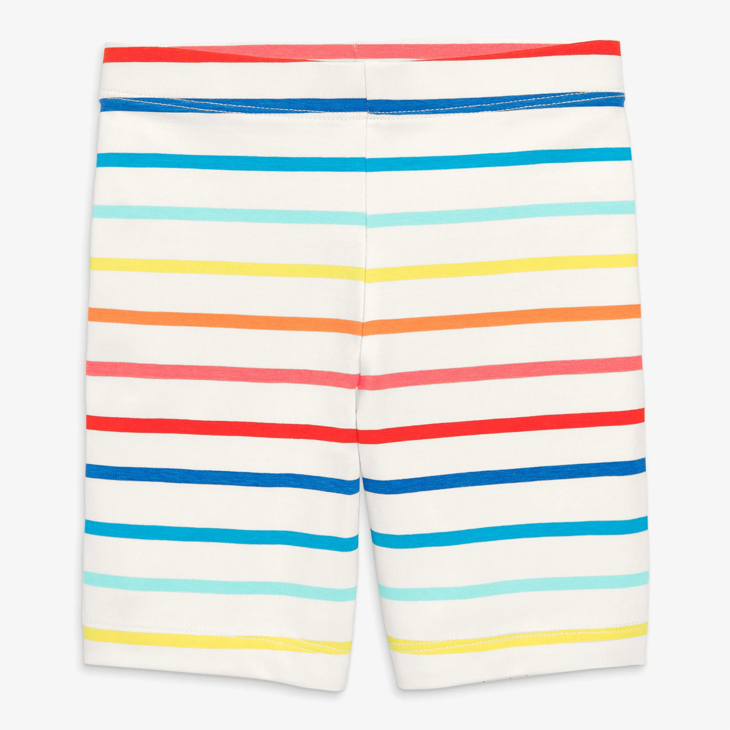 Bike short in sunrise rainbow stripe