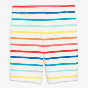 Bike short in sunrise rainbow stripe