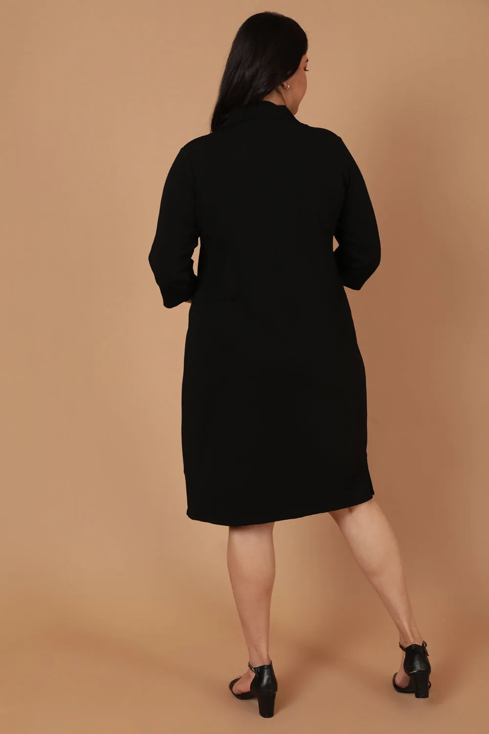 Black Classic Polo Dress