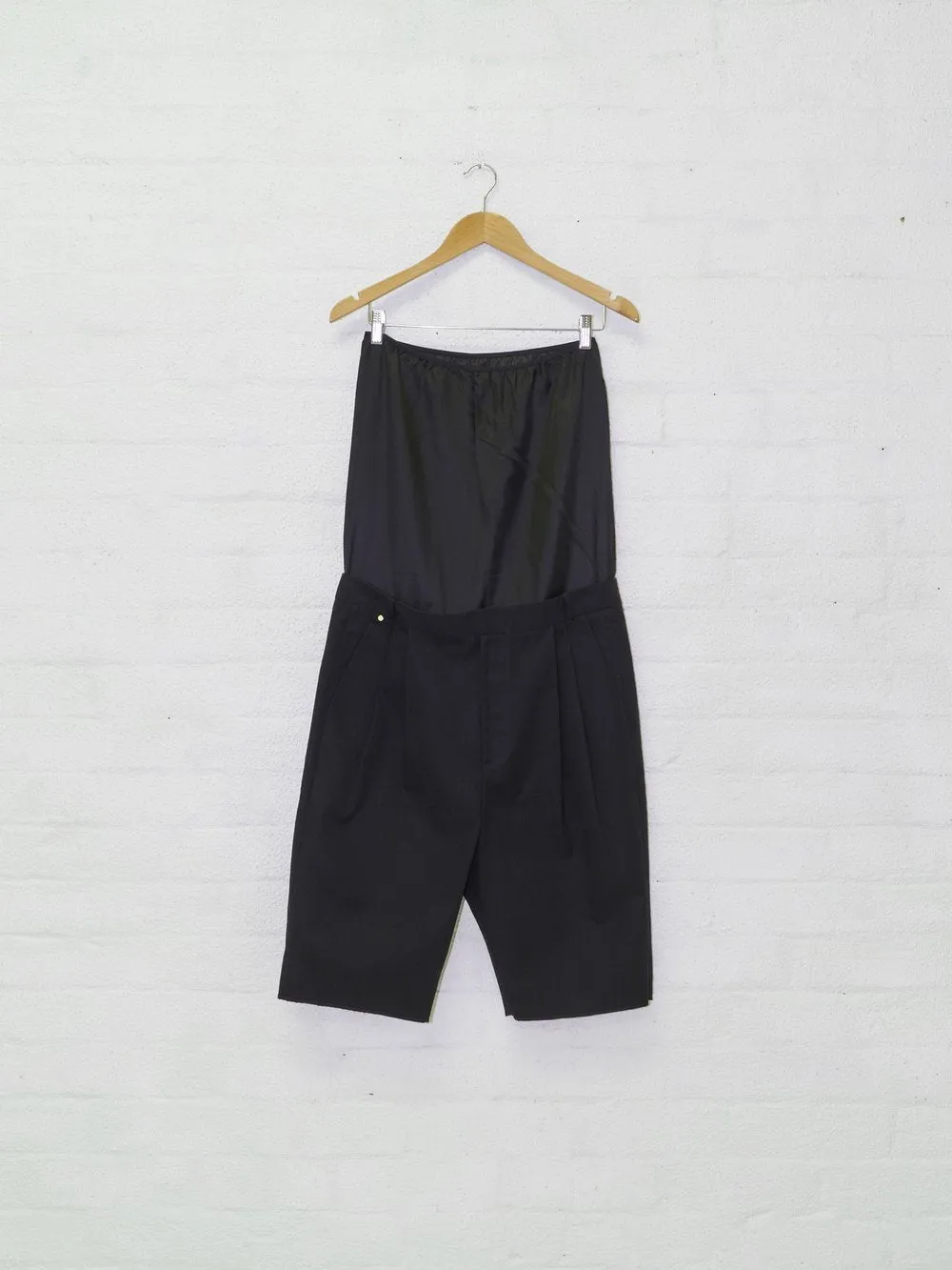 BLESS no. 49 "Alternarrative" / 2013 black tube top panel shorts - mens S M