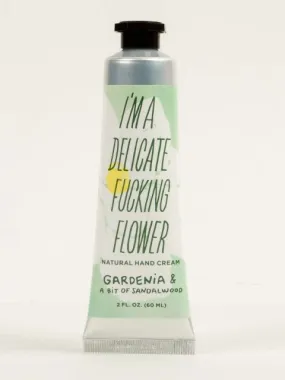 BLUEQ "I'm A Delicate Fucking Flower Natural Hand Cream - Gardenia & A Bit of Sandalwood