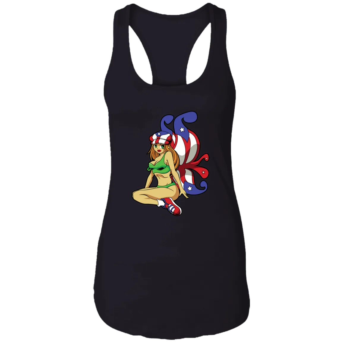 Boricua Fairy Racerback Tank