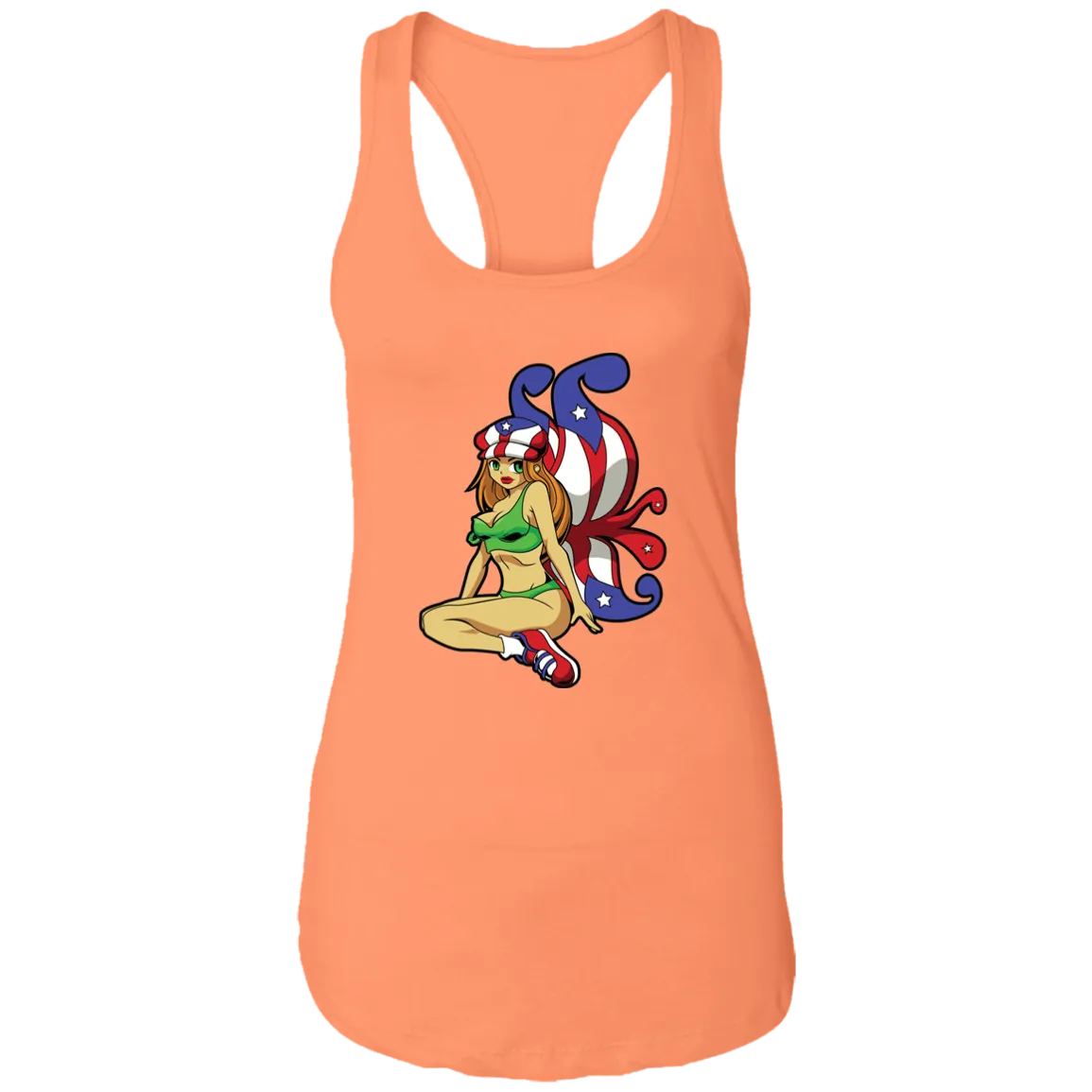 Boricua Fairy Racerback Tank