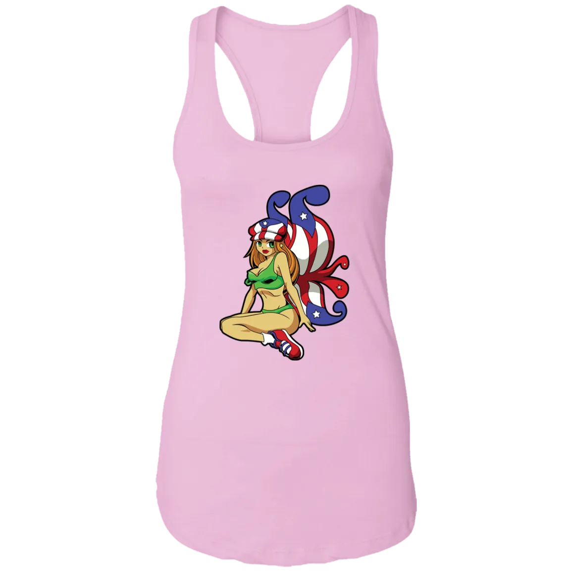 Boricua Fairy Racerback Tank