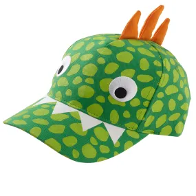 Boys Green Dinosaur 3D Peak Cap