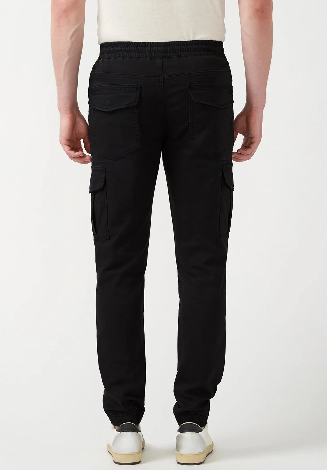 Cargo Tom Men's Jogger Pants in Black - BM22930