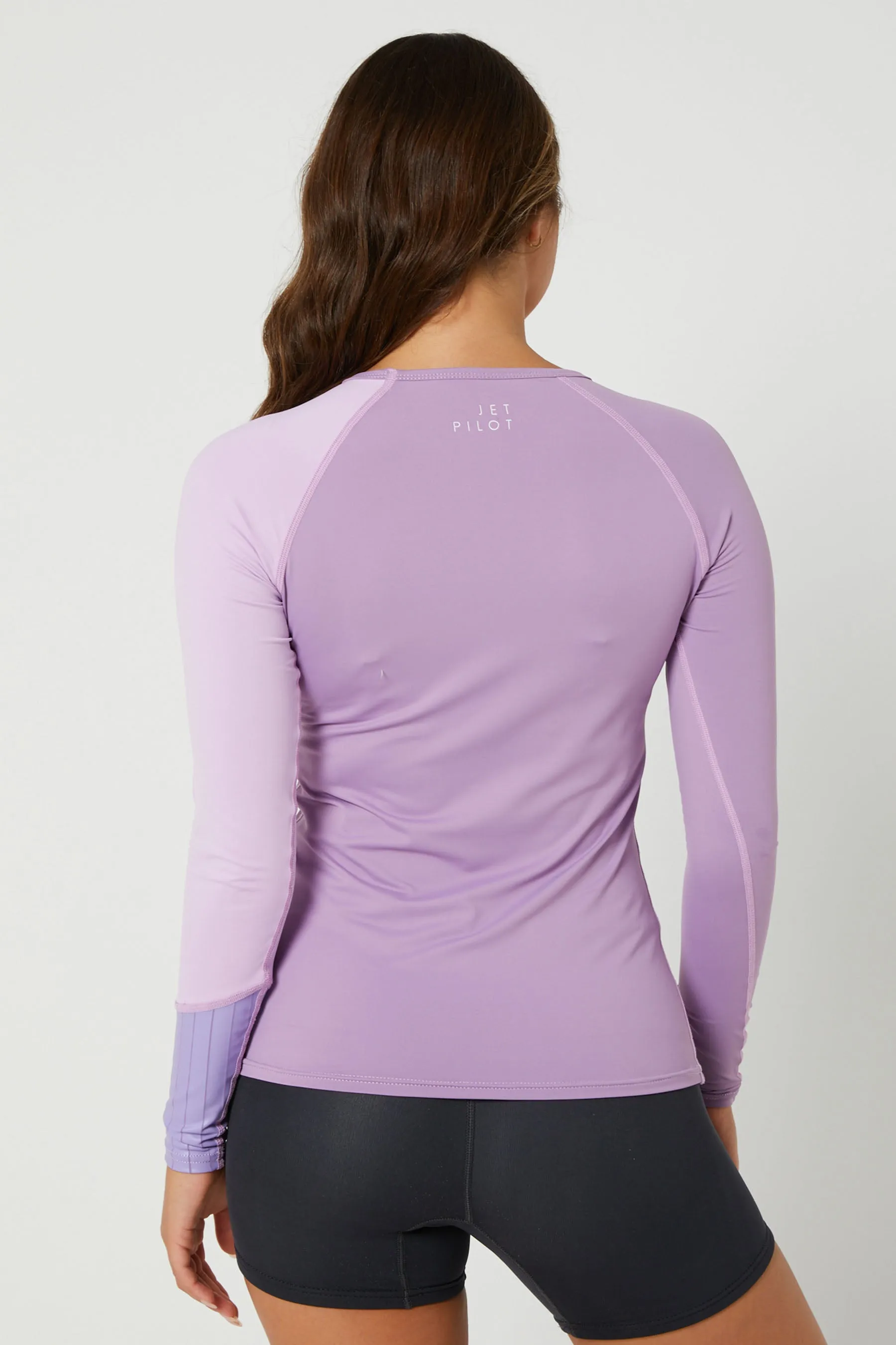 Cause L/S Ladies Rashie | Purple