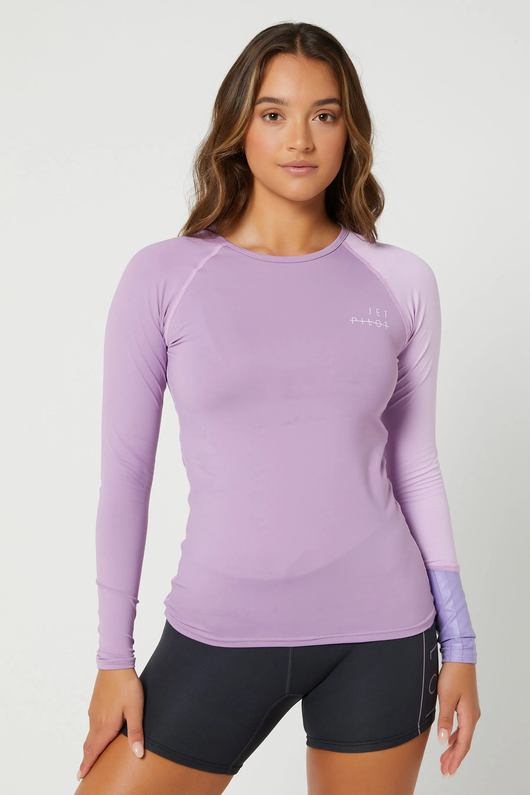 Cause L/S Ladies Rashie | Purple