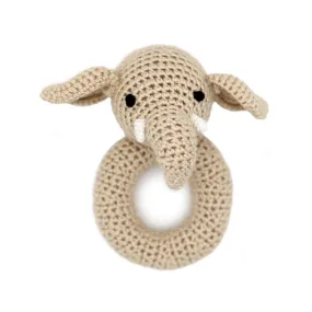 Cheengoo Elephant Ring Rattle