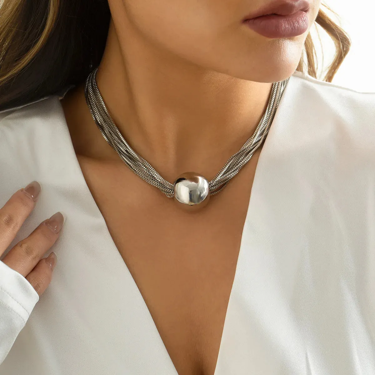 Chic Multilayer Choker Necklace