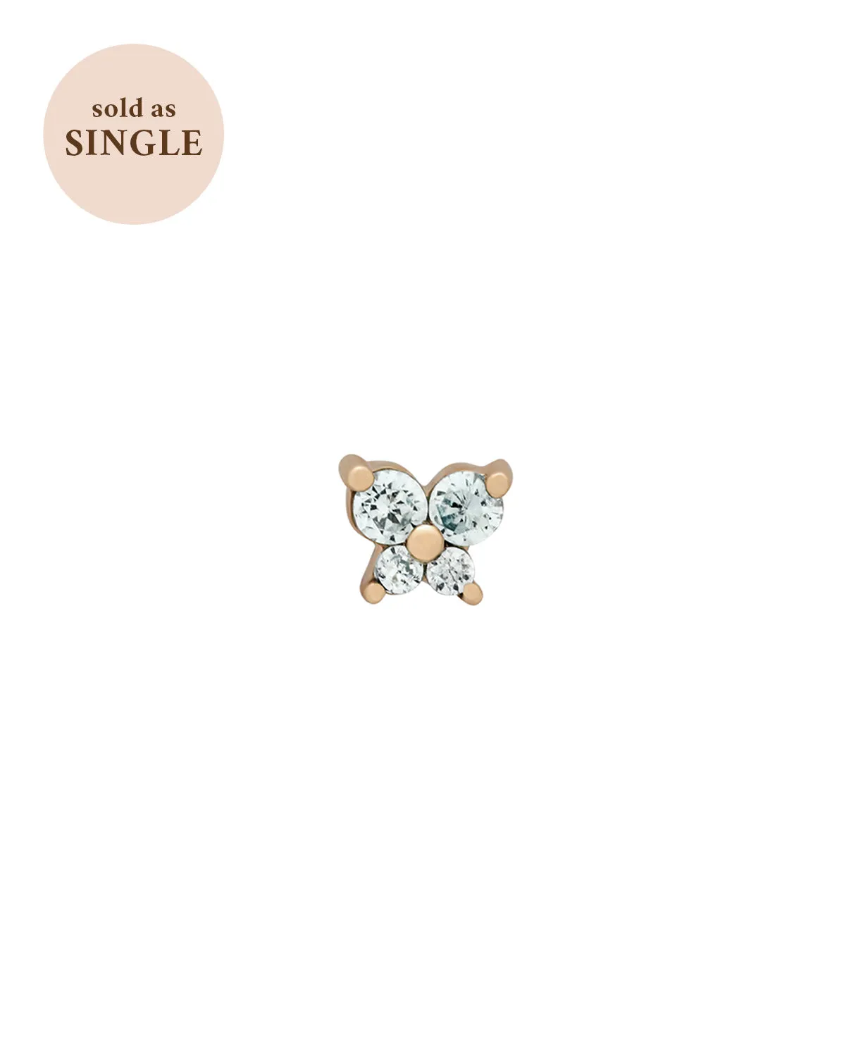 Cho Butterfly Single Stud