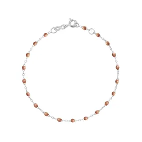 Classic Gigi Copper bracelet, White Gold, 6.7"