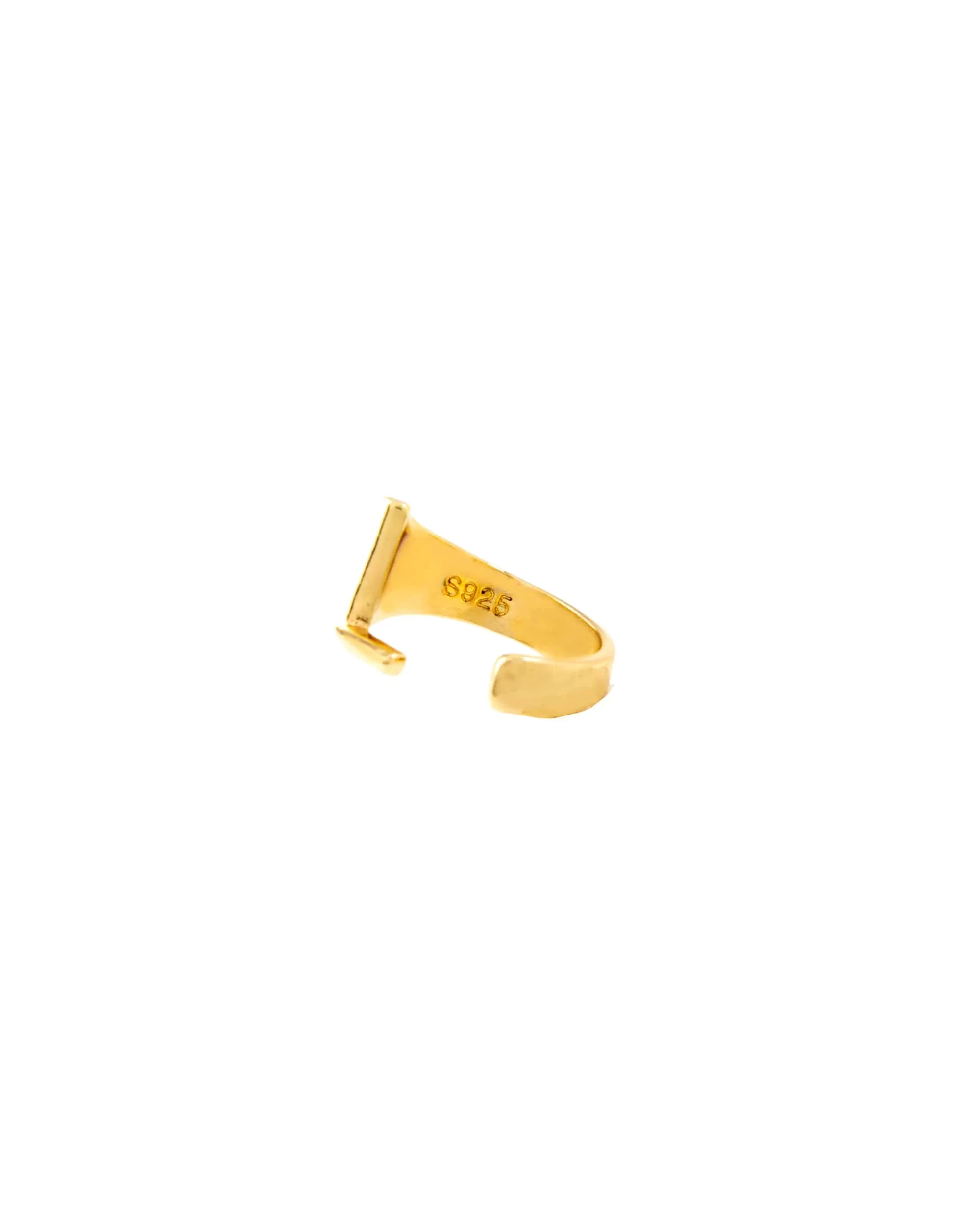 CLASSIC GOLD ALPHABET RING 2456 - قلادة