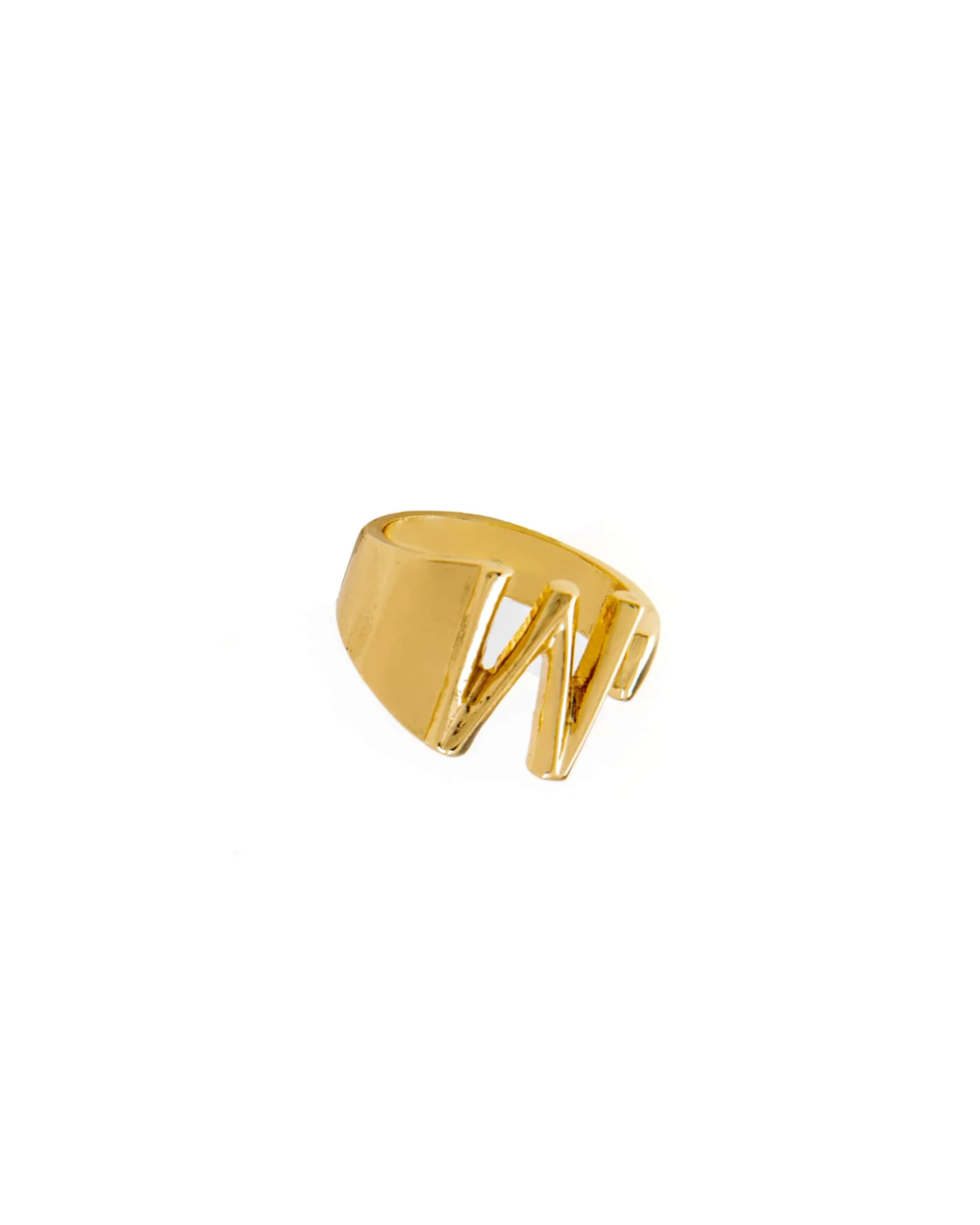 CLASSIC GOLD ALPHABET RING 2456 - قلادة