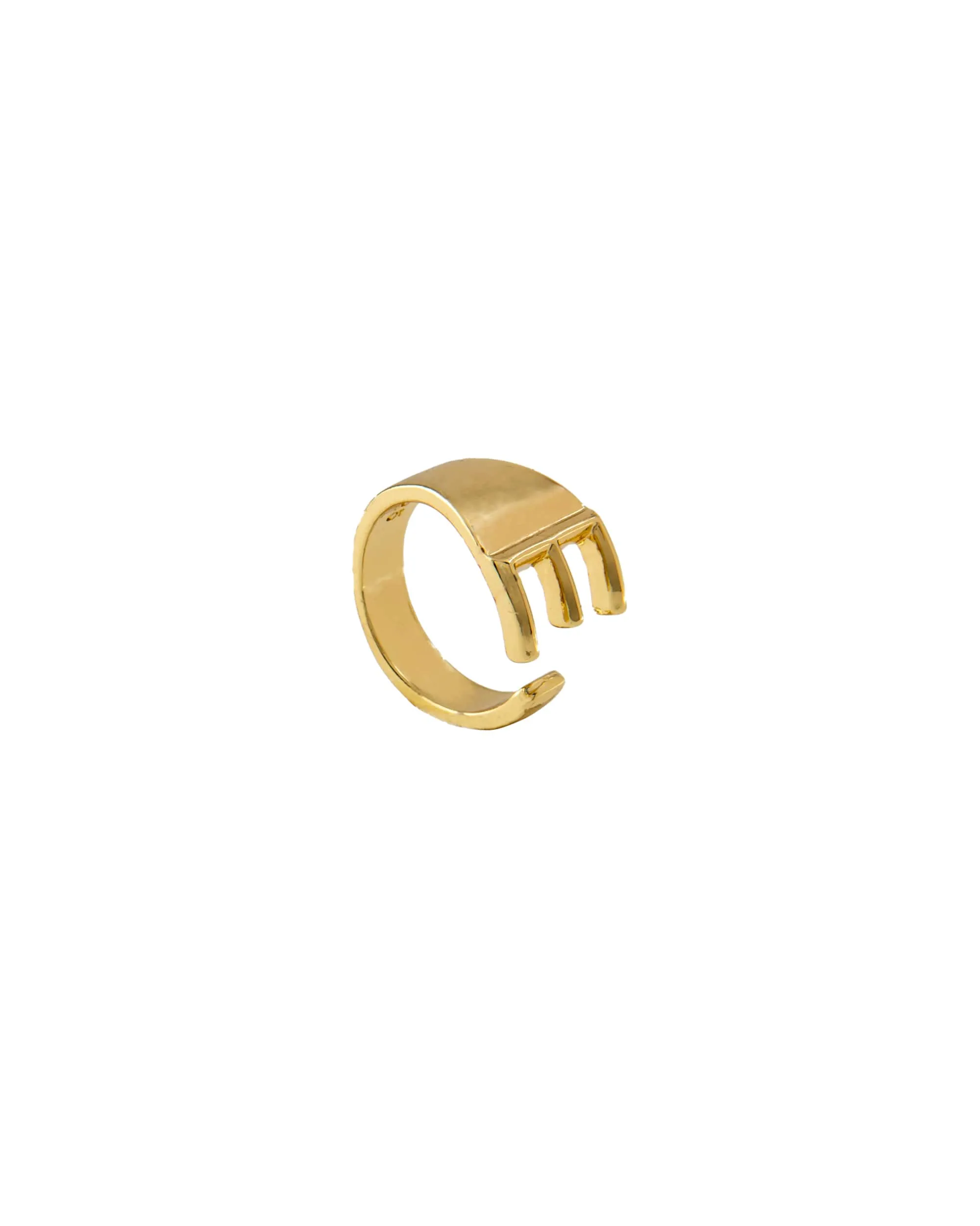 CLASSIC GOLD ALPHABET RING 2456 - قلادة