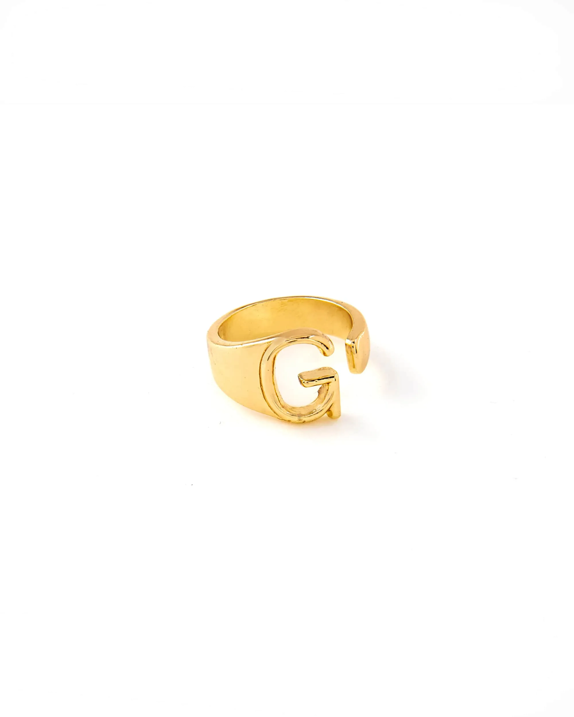 CLASSIC GOLD ALPHABET RING 2456 - قلادة