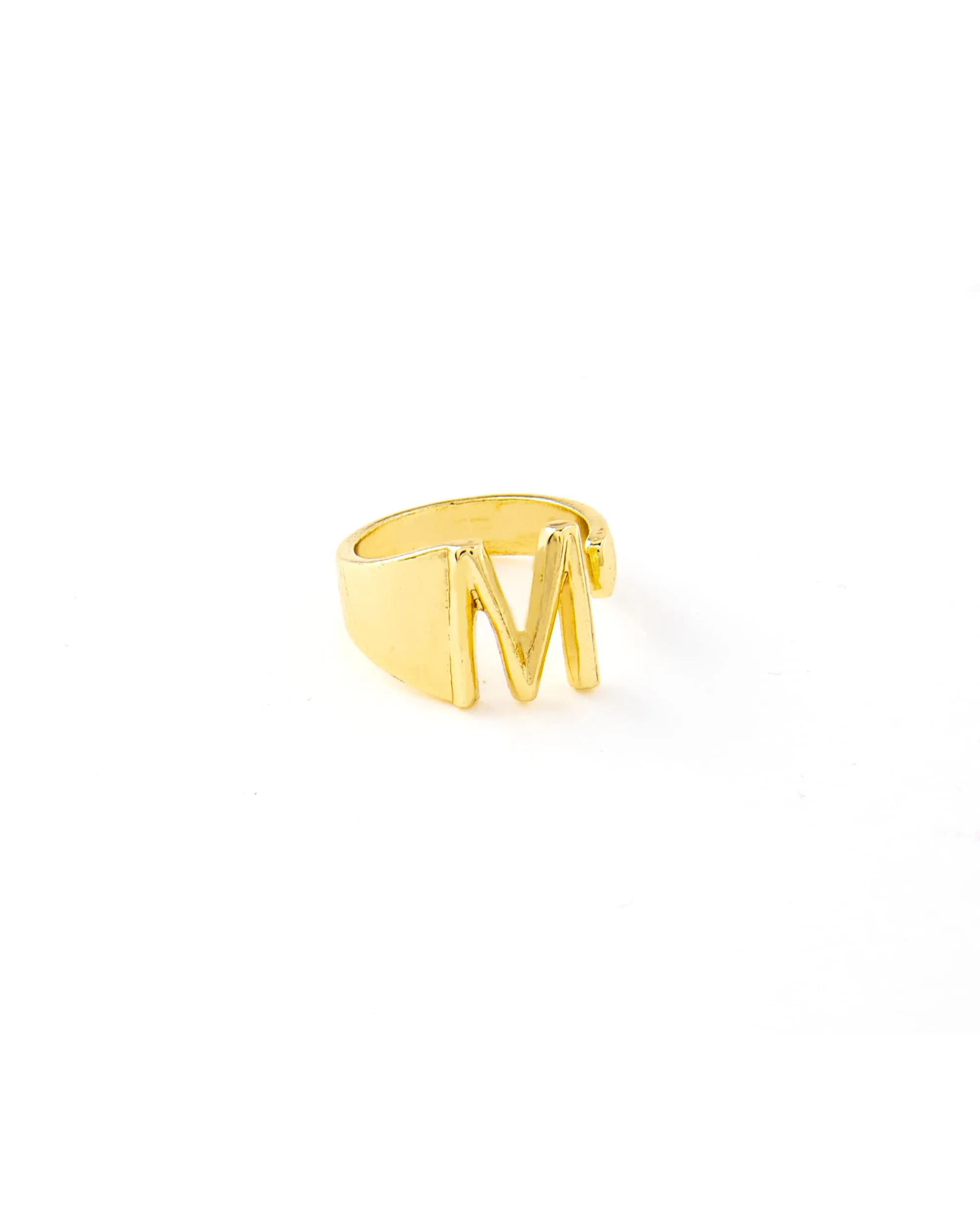 CLASSIC GOLD ALPHABET RING 2456 - قلادة