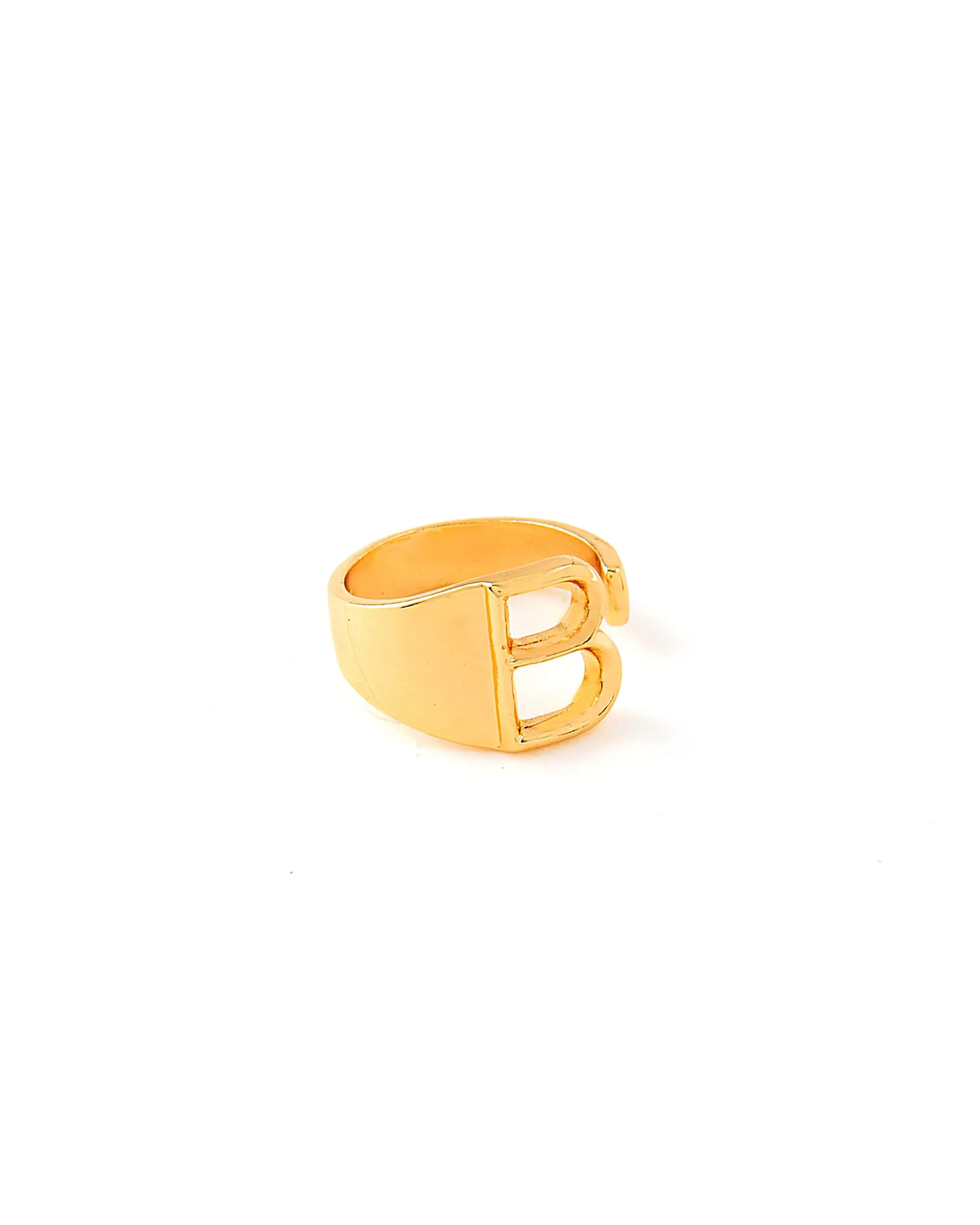 CLASSIC GOLD ALPHABET RING 2456 - قلادة