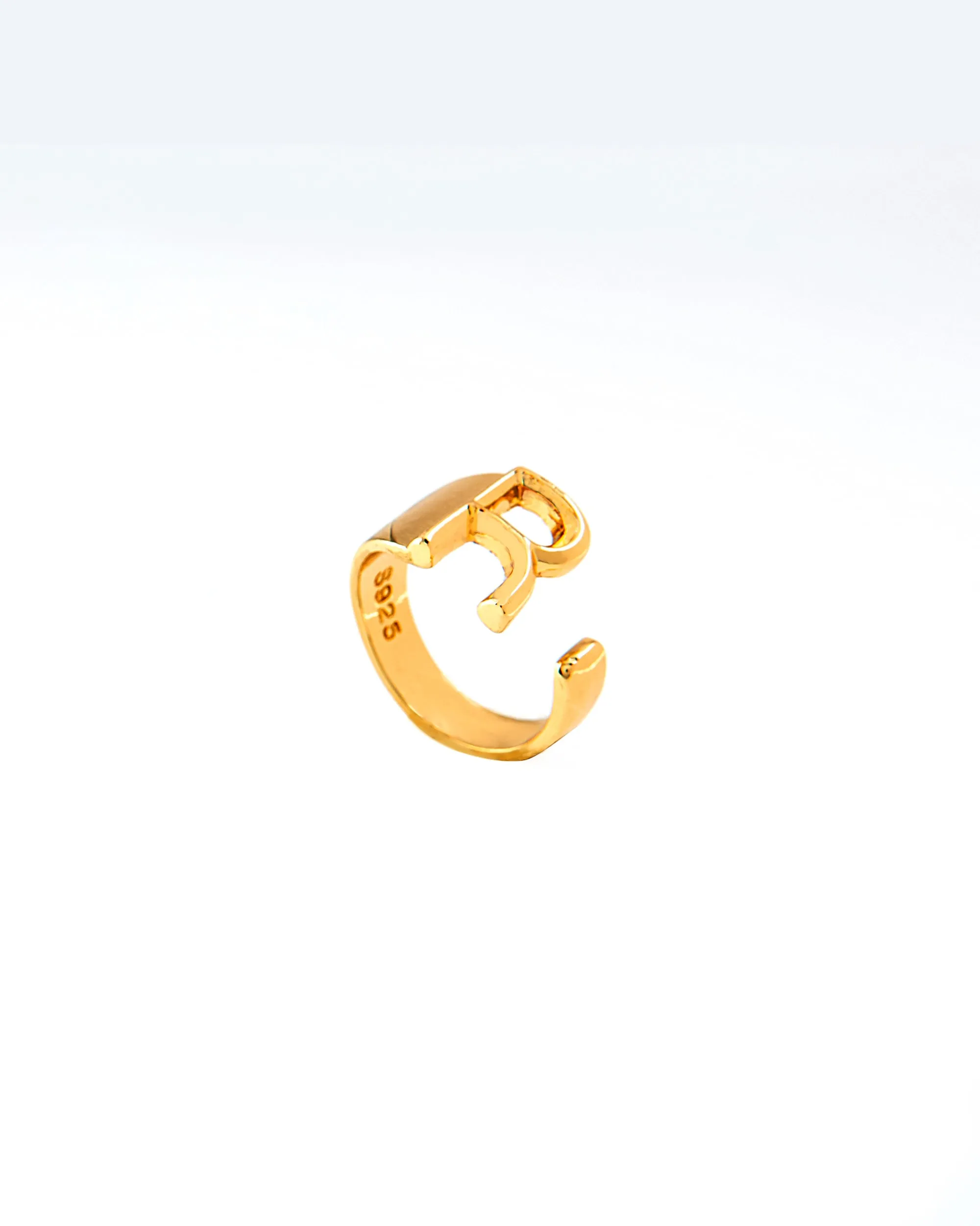 CLASSIC GOLD ALPHABET RING 2456 - قلادة