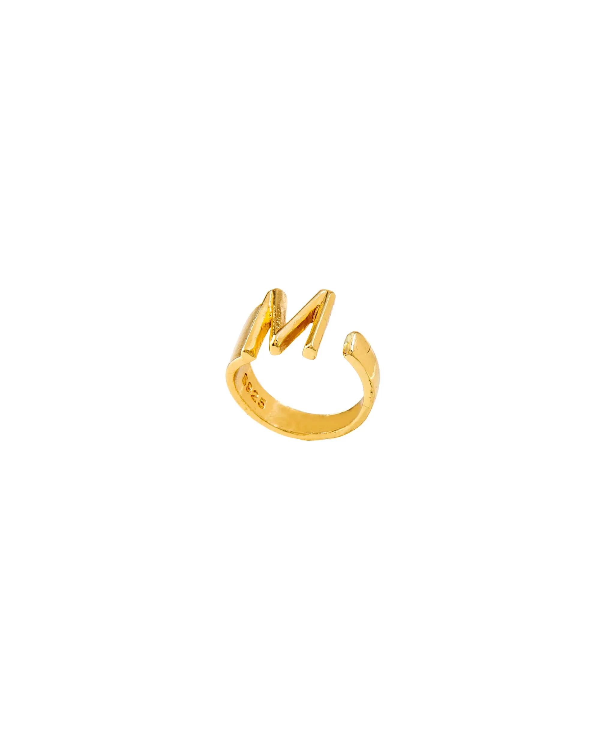 CLASSIC GOLD ALPHABET RING 2456 - قلادة