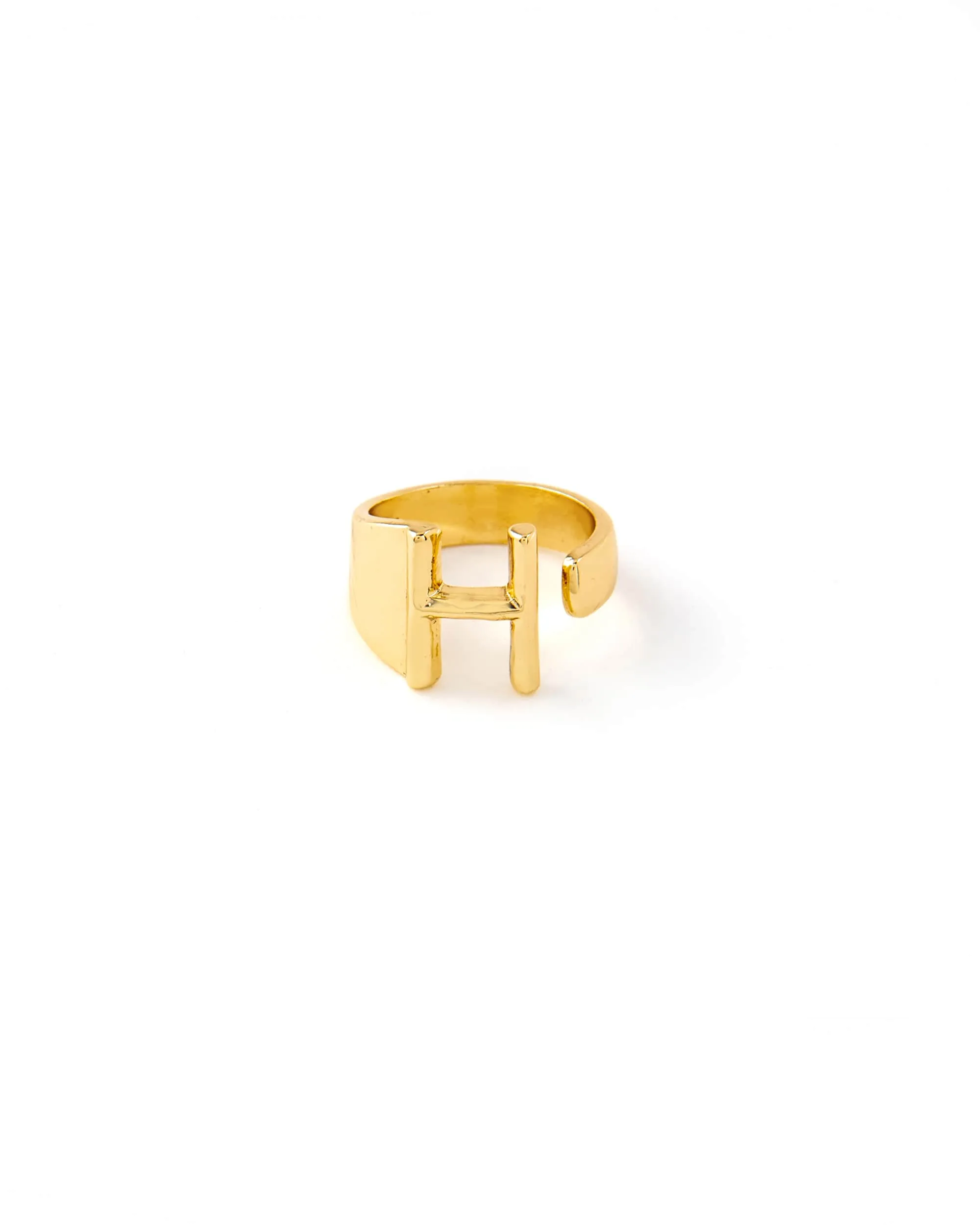 CLASSIC GOLD ALPHABET RING 2456 - قلادة